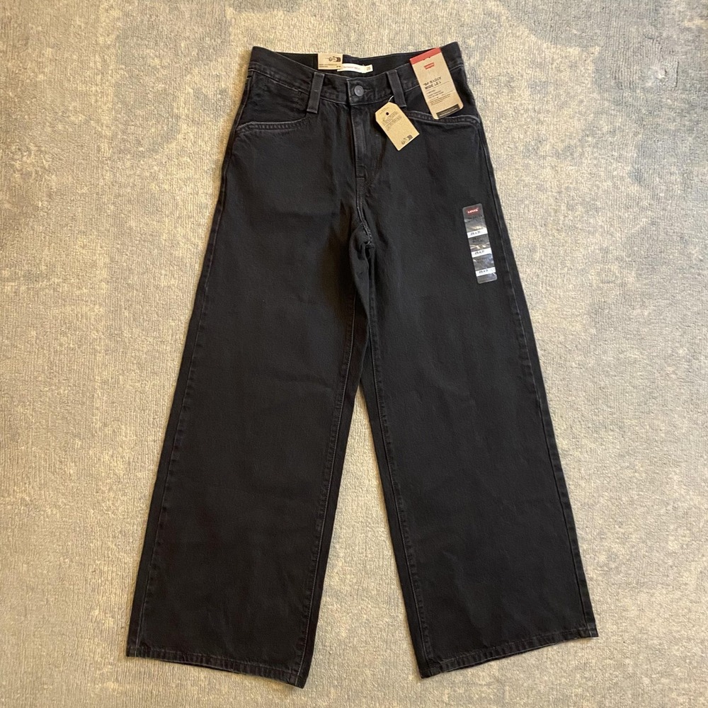 Levi's Black Wide Leg Jeans
